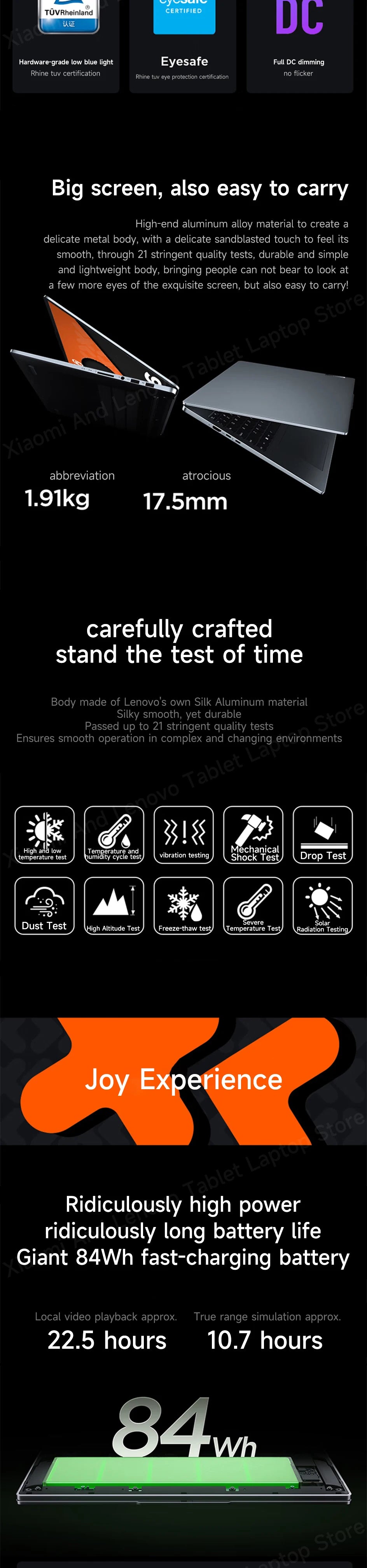 Lenovo laptop Xiaoxin Pro16 2024 AMD Ryzen R7 8745H/8845H 16-Inch 2.5K 120Hz 16/32GB LPDDR5 RAM 1T/2TB SSD Computer Notebook PC