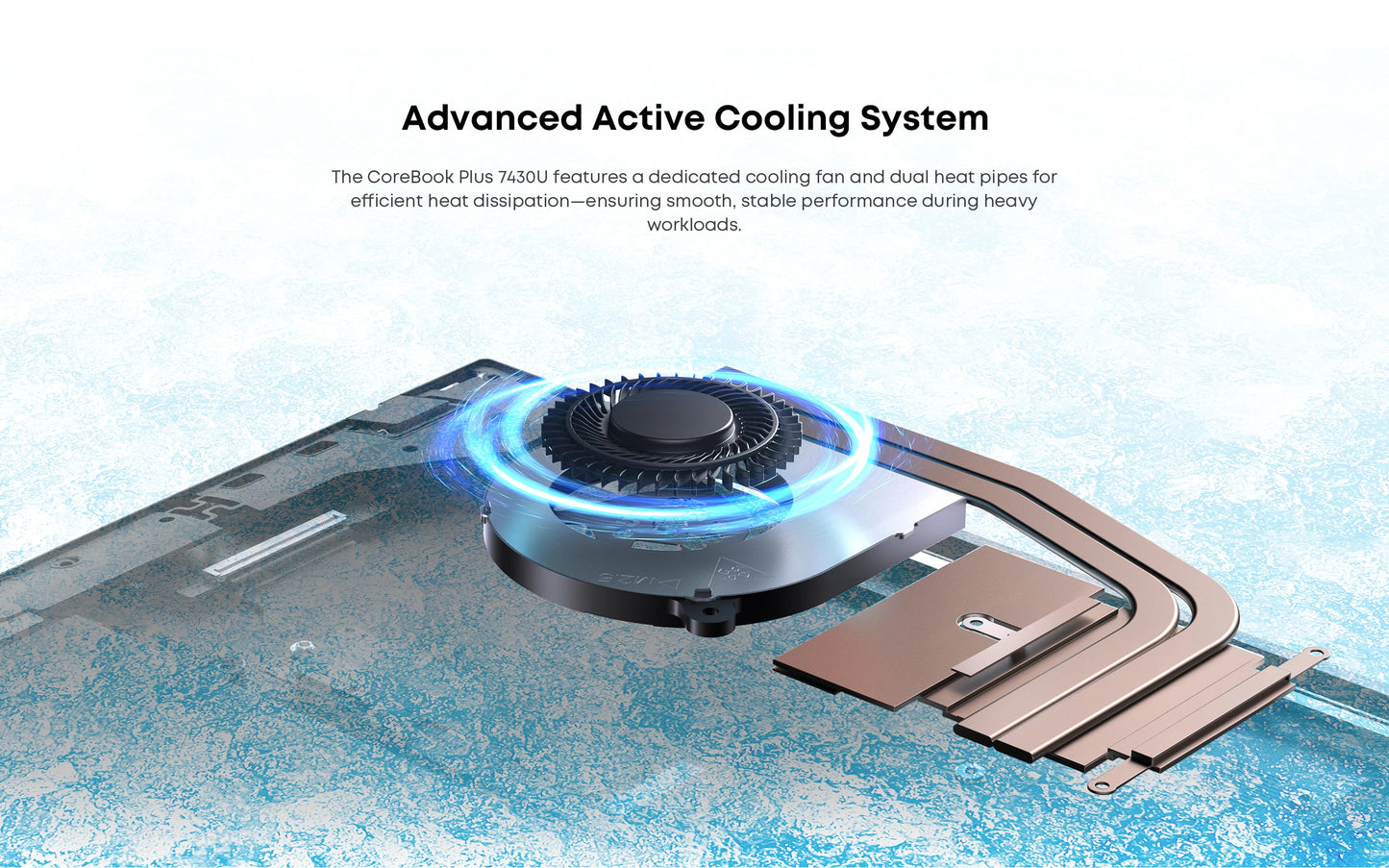 CHUWI CoreBook Plus Laptop 16inch FHD Screen R5-7430U 6 Cores Gaming Laptop 16GB RAM 512GB SSD Metal Body Notebook With Cooler