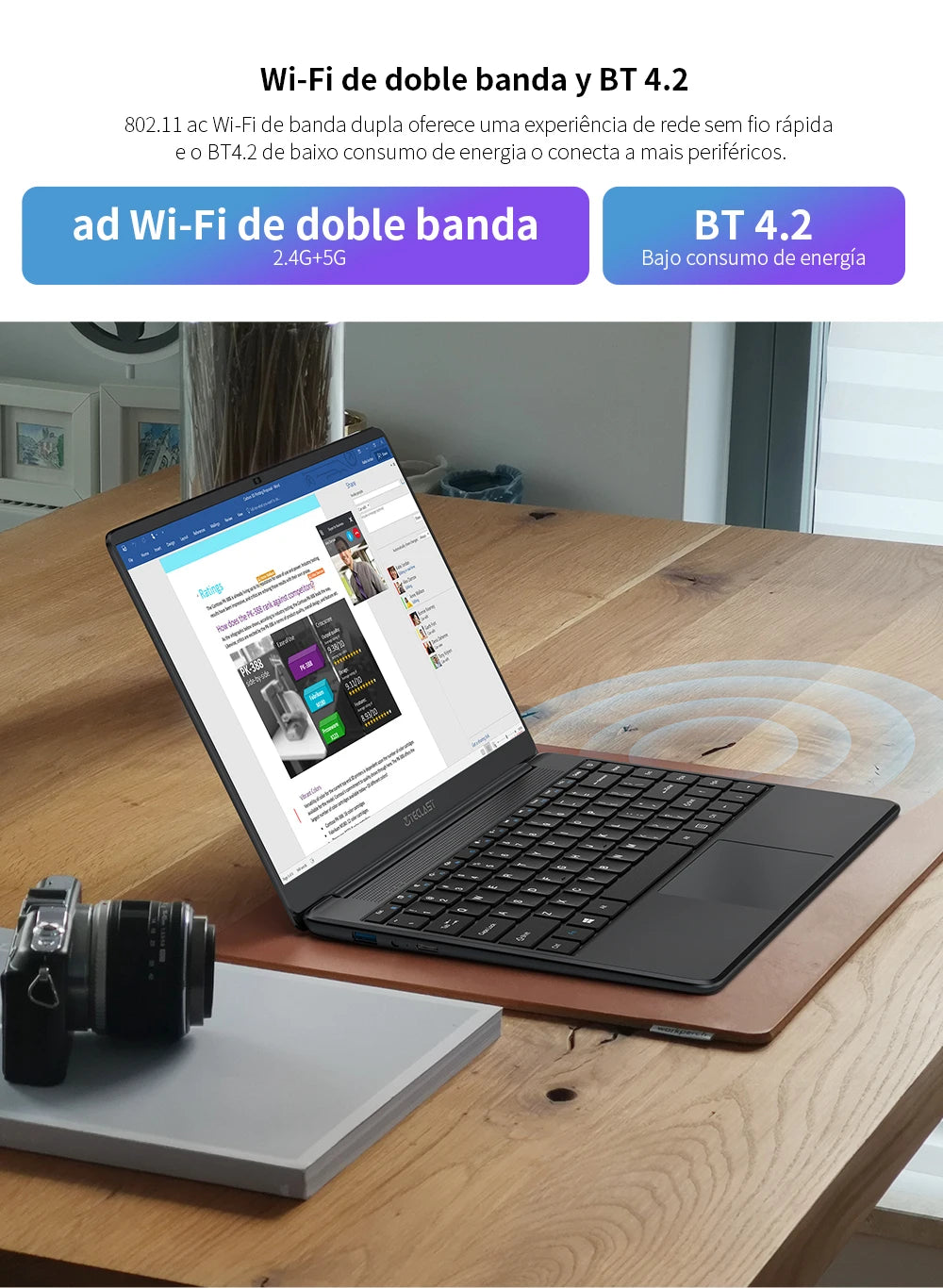 Teclast F7 Plus 3 Laptop, 14.1 Inches, 8Th Gen. Gemini Lake Celeron Cpu, 8Gb Ram, 256Gb Ssd, 1920 X 1080 Ips