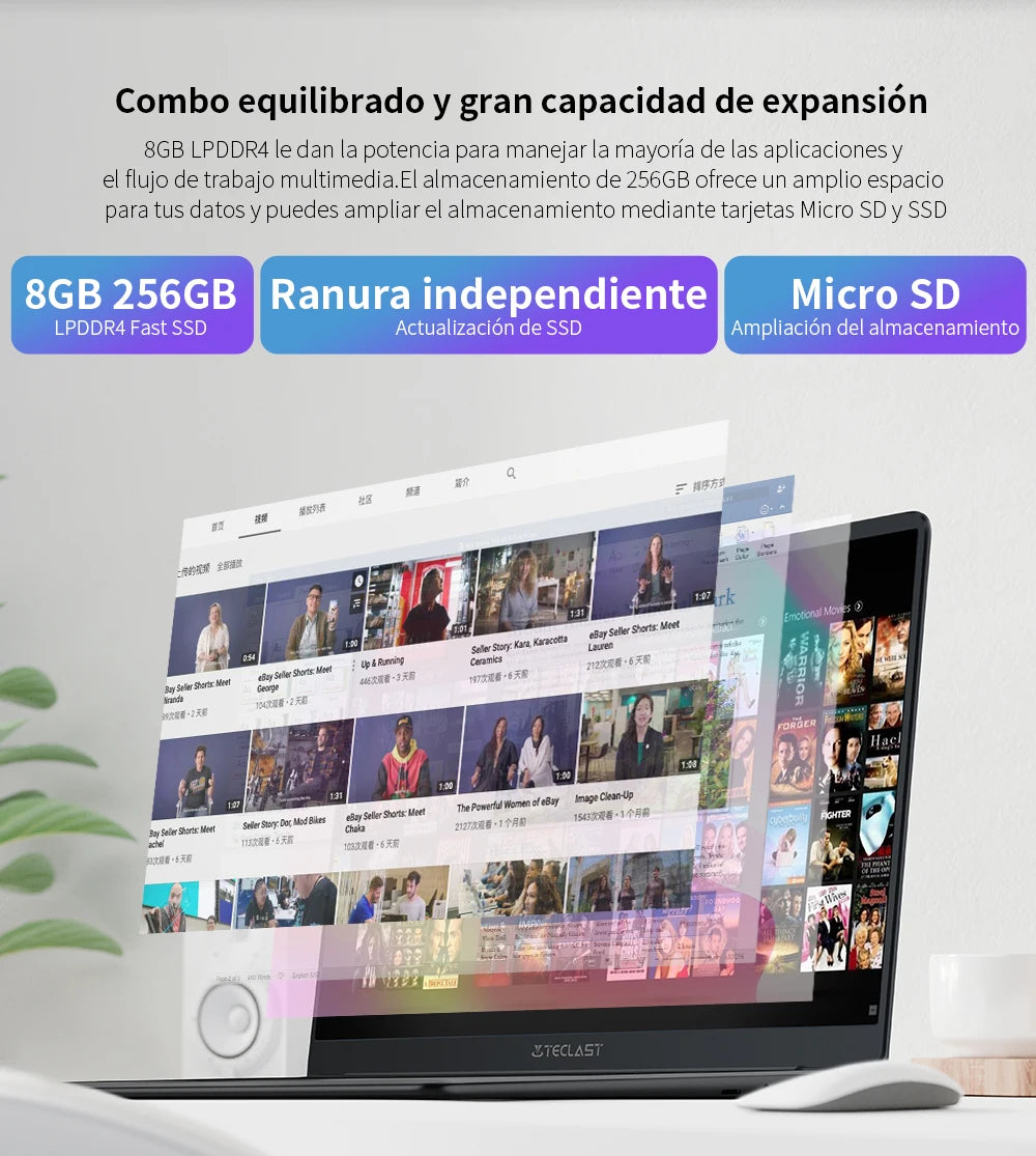 Teclast F7 Plus 3 Laptop, 14.1 Inches, 8Th Gen. Gemini Lake Celeron Cpu, 8Gb Ram, 256Gb Ssd, 1920 X 1080 Ips