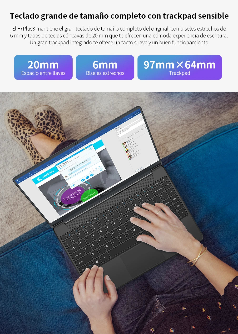 Teclast F7 Plus 3 Laptop, 14.1 Inches, 8Th Gen. Gemini Lake Celeron Cpu, 8Gb Ram, 256Gb Ssd, 1920 X 1080 Ips