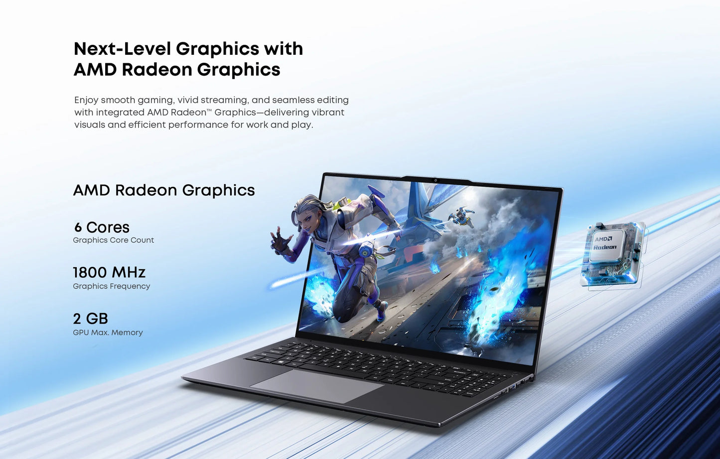 CHUWI CoreBook Plus Laptop 16inch FHD Screen R5-7430U 6 Cores Gaming Laptop 16GB RAM 512GB SSD Metal Body Notebook With Cooler