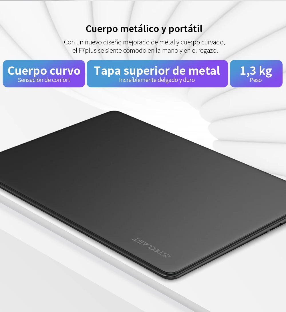 Teclast F7 Plus 3 Laptop, 14.1 Inches, 8Th Gen. Gemini Lake Celeron Cpu, 8Gb Ram, 256Gb Ssd, 1920 X 1080 Ips