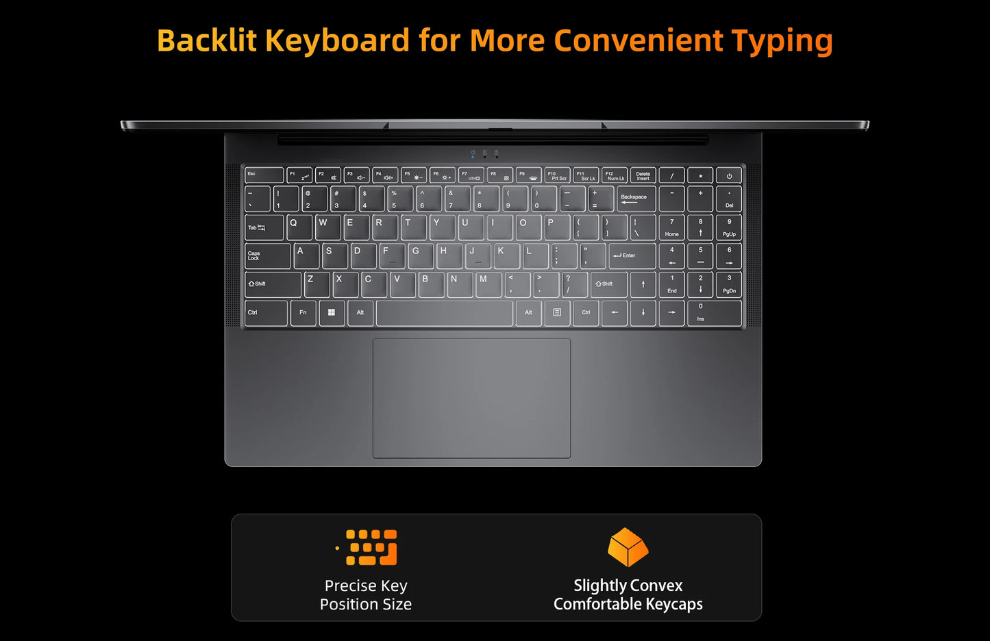 BMAX Laptop X17 Pro 15.6" Full HD 32GB RAM 1TB SSD AMD Ryzen 7 7730U Windows 11 Gaming And Business BT WiFi Type-C Notebook