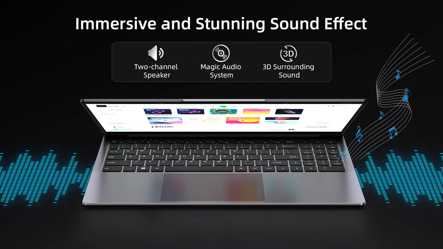 Bmax 15.6"" X15 Pro 16Gb Ram 512Gb Ssd Intel N95 Cpu Windows 11 Notebook 1920*1080 Dual Wifi USB Pc Laptop Ddr4