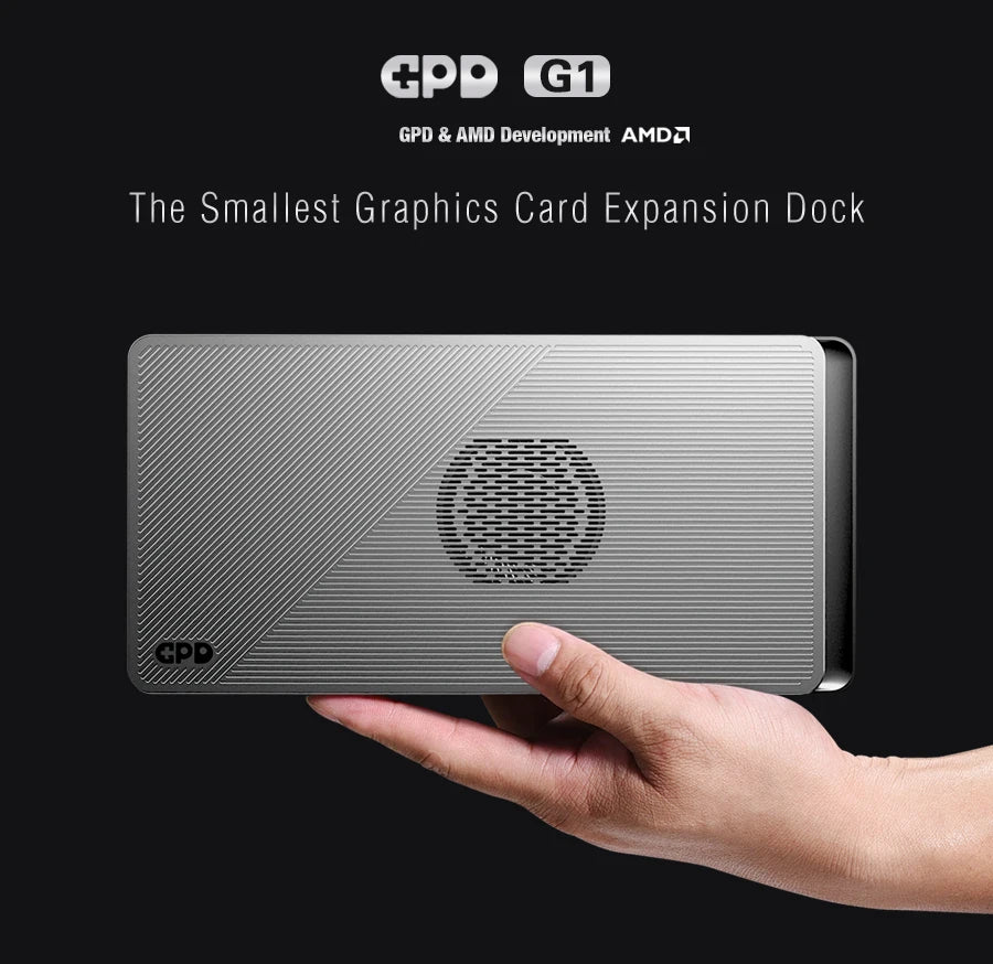 2025 Latest GPD G1 Graphics Card Expansion Dock USB 3.2 Type A SD 4.0 HDMI Compatible SD 4.0 Card Reader DisplayPort 1.4a