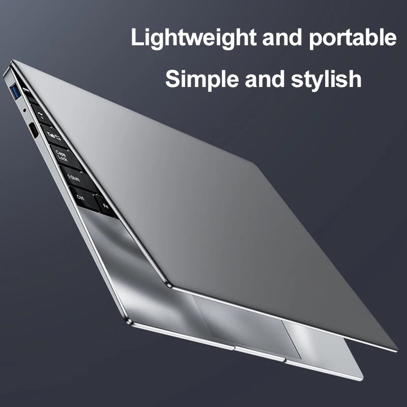 15.6-inch Laptop Windows 11 32GB RAM DDR4 2TB SSD Intel N5095 Full HD Office PC with Backlight Fingerprint Laptop Macbook Air