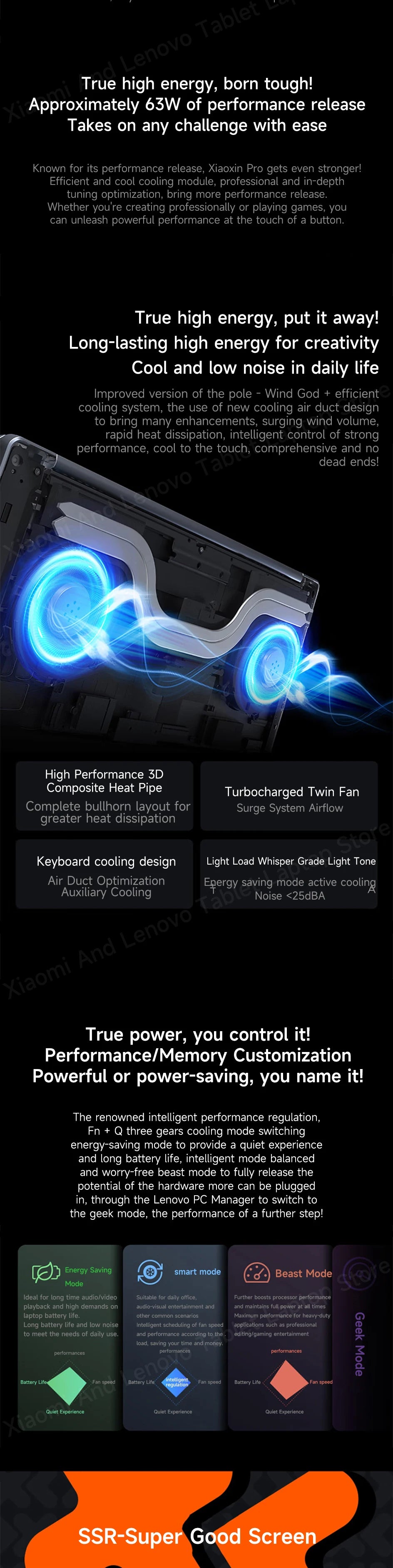 Lenovo laptop Xiaoxin Pro16 2024 AMD Ryzen R7 8745H/8845H 16-Inch 2.5K 120Hz 16/32GB LPDDR5 RAM 1T/2TB SSD Computer Notebook PC