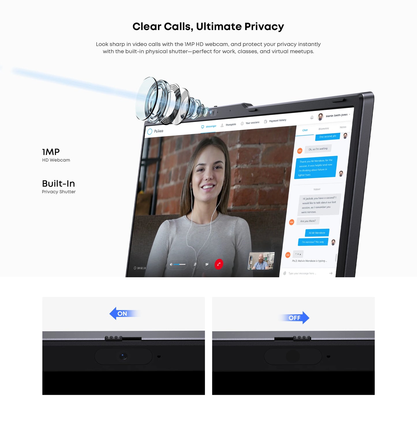 CHUWI CoreBook Plus Laptop 16inch FHD Screen R5-7430U 6 Cores Gaming Laptop 16GB RAM 512GB SSD Metal Body Notebook With Cooler