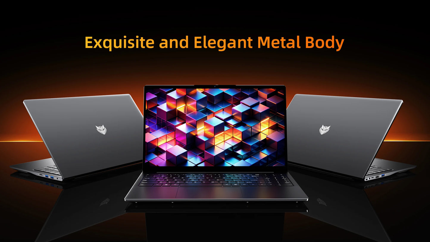 BMAX Laptop X17 Pro 15.6" Full HD 32GB RAM 1TB SSD AMD Ryzen 7 7730U Windows 11 Gaming And Business BT WiFi Type-C Notebook