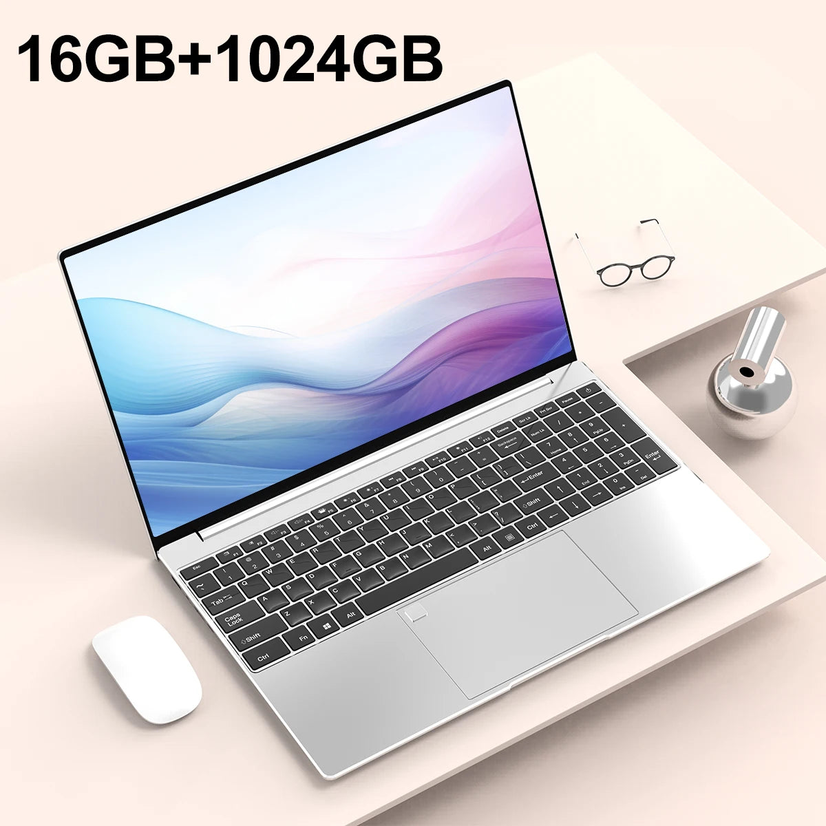 15.6-inch Laptop Windows 11 32GB RAM DDR4 2TB SSD Intel N5095 Full HD Office PC with Backlight Fingerprint Laptop Macbook Air