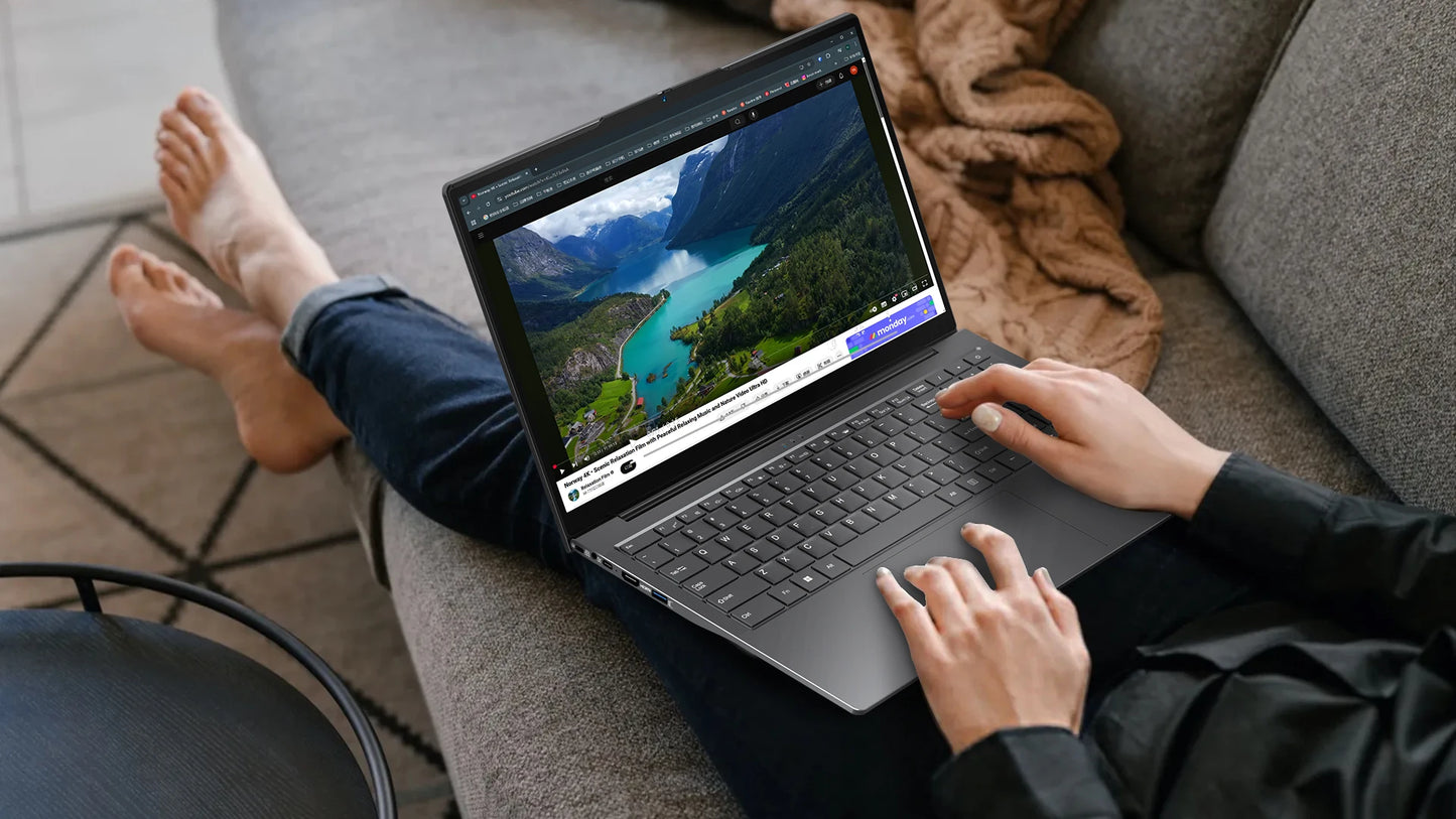 BMAX Laptop X17 Pro 15.6" Full HD 32GB RAM 1TB SSD AMD Ryzen 7 7730U Windows 11 Gaming And Business BT WiFi Type-C Notebook