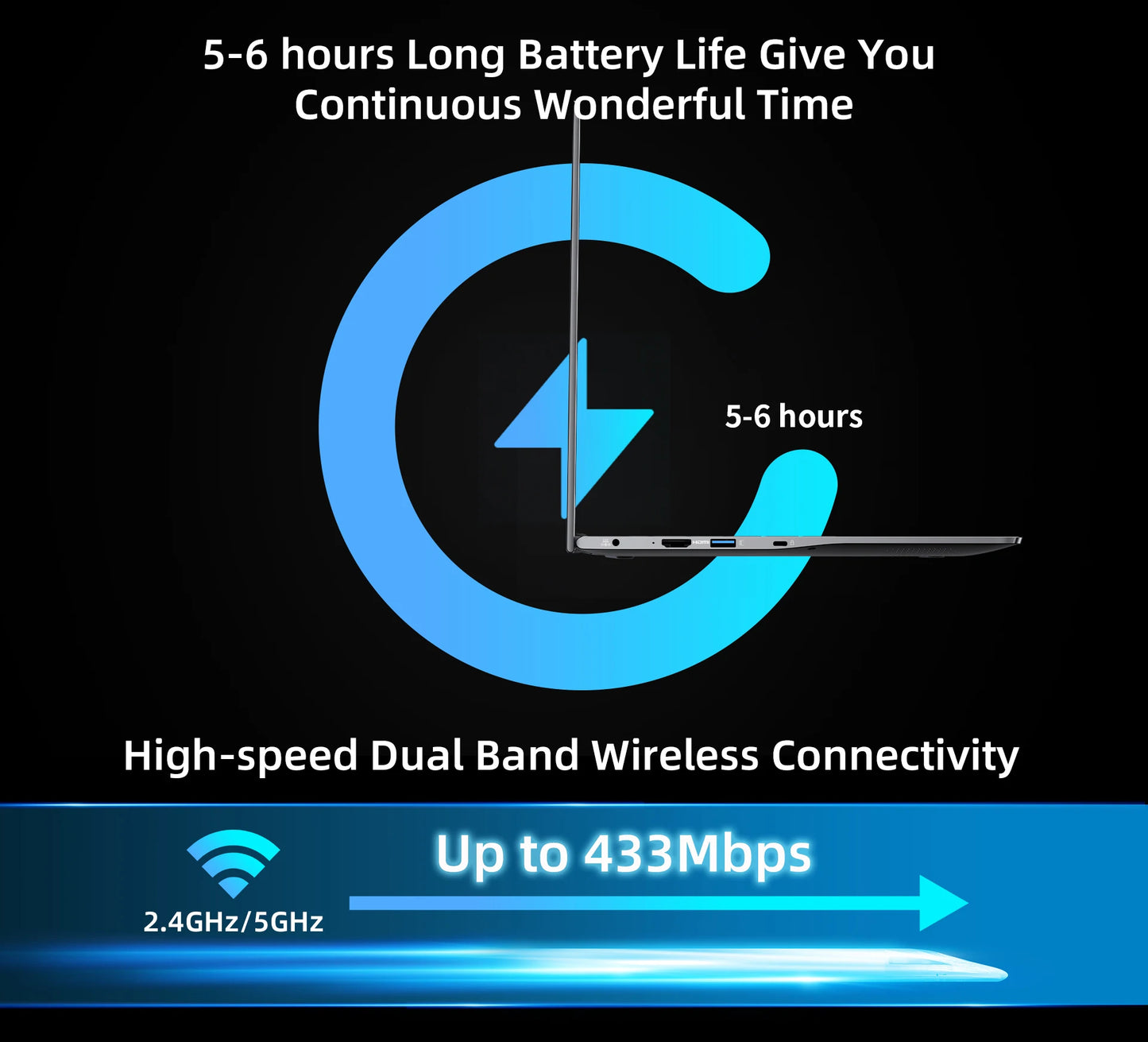 Bmax 15.6"" X15 Pro 16Gb Ram 512Gb Ssd Intel N95 Cpu Windows 11 Notebook 1920*1080 Dual Wifi USB Pc Laptop Ddr4